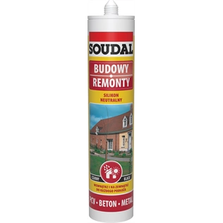 Soudal neutrális szilikon FEKETE 280ml Soudal neutrális szilikon FEKETE 280ml